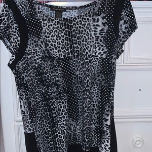 Leopard print blouse